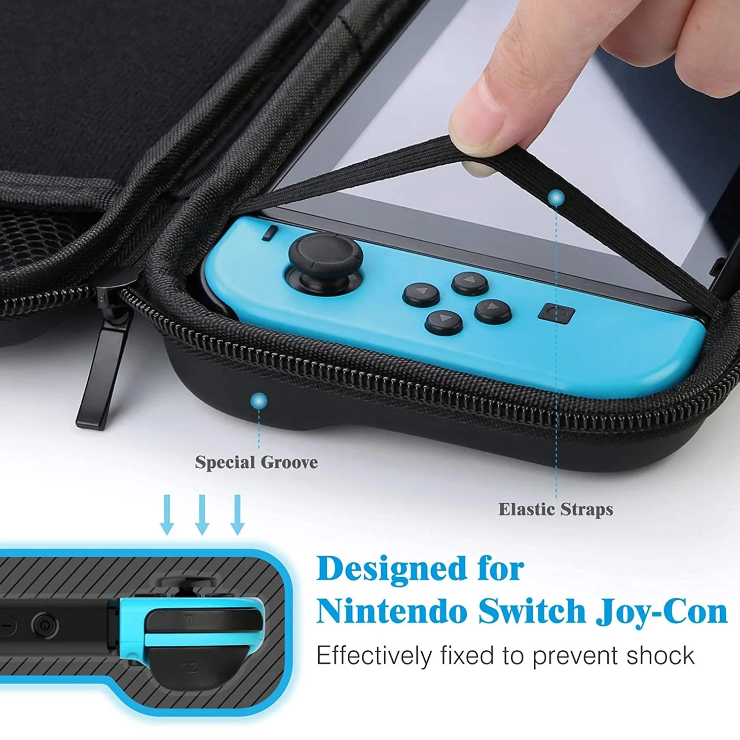 Переносной чехол для Nintendo Switch сумка хранения переключателя защитный Дорожный Чехол из ЭВА портативный набор
