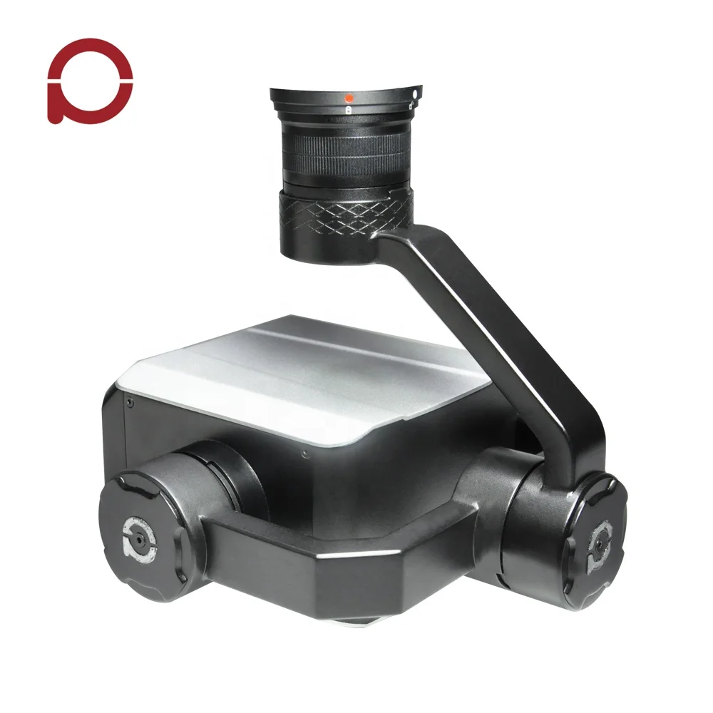 
3 axis 30x Optical Zoom Camera Gimbal Payload for UAV / Drone with Laser Rangefinder and GPS Coordinate Resolving 