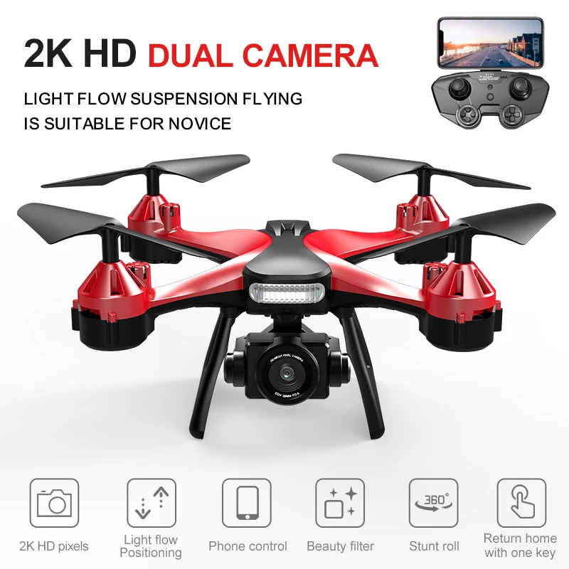 JC801 Радиоуправляемый квадрокоптер UAV 4K камера определения высоты Дрон 4k вертолет аэрофотосъемка Летающая