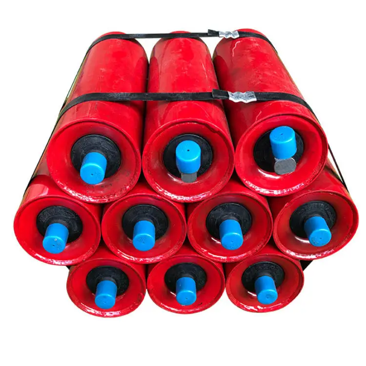 Customized Size Efficient And Reliable Upper Friction Troughing Training Idler Roller Conveying Roller