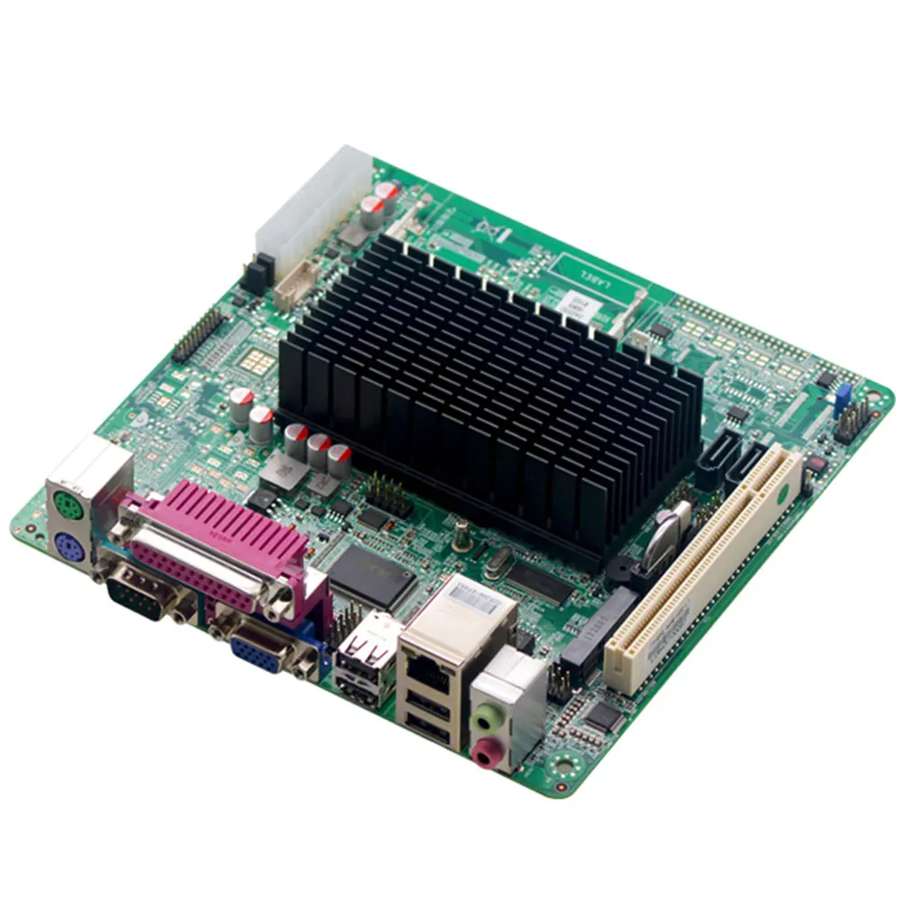 
 Intel ITX-M58_A45E D425 VGA Display x86 Industrial Mini Itx системная плата с поддержкой Win Linux, ddr3 RAM  