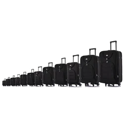 600D Polyester EVA honeycomb Semi Finish 12PCS SKD Trolley Luggage Set