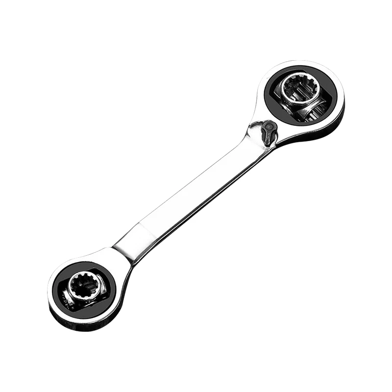 52 in 1 Tools Socket Works Universal Ratchet Spline Bolts Sleeve Rotation Hand Tools 360 Degree Multipurpose Tiger Wrench