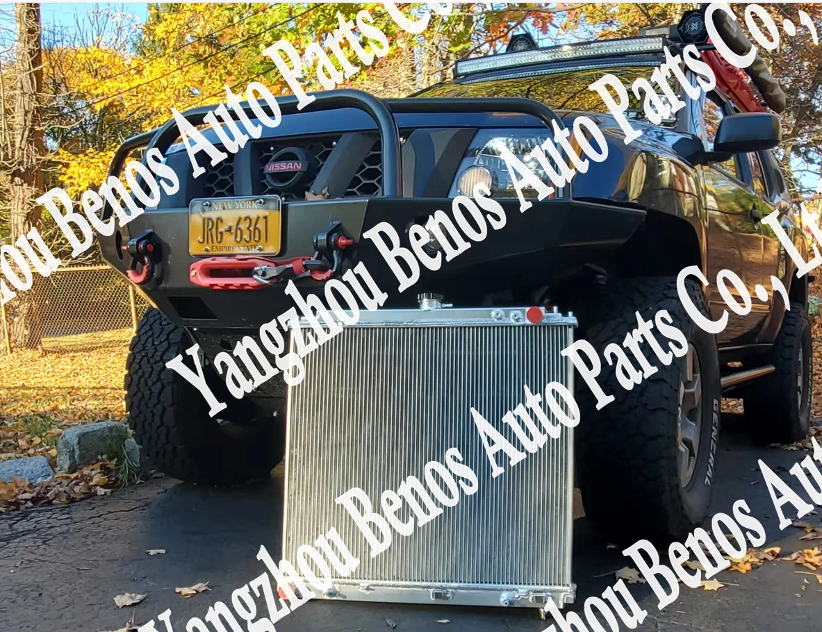 4 Rows Shroud Fan Radiator For Nissan GU PATROL Y61 PETROL 4.5L MT 1997-2001