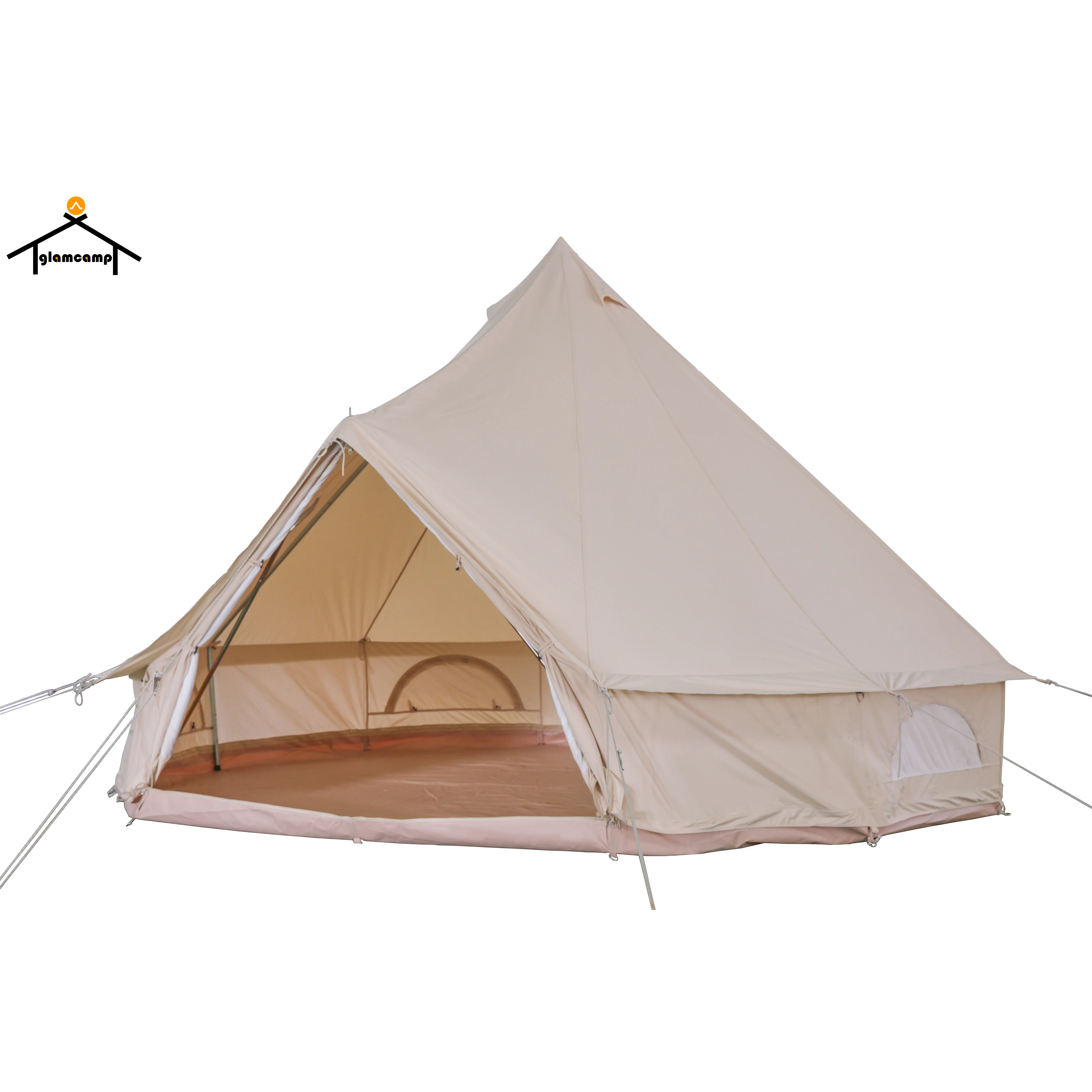 Кадр хлопок холст конусовидный навес с плитой jack Отверстие tante Палатка Водонепроницаемый Открытый эконом-класса люкс палатка