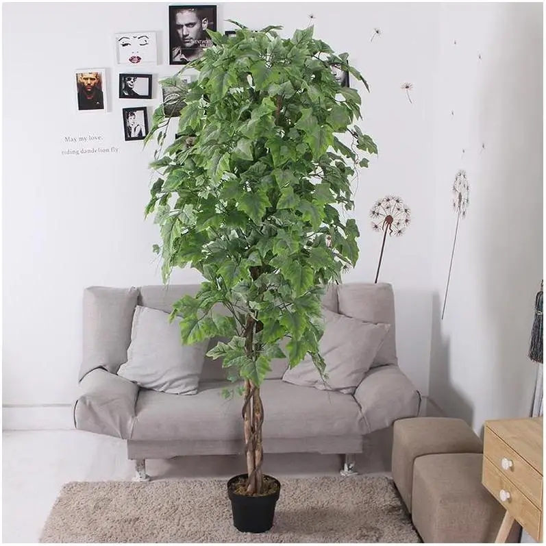 Artificial Flower Tree 2024 Popular Bridesmaids Bouquet Bulk With Vase Oem/Odm Potted Artificial Hanging Plants