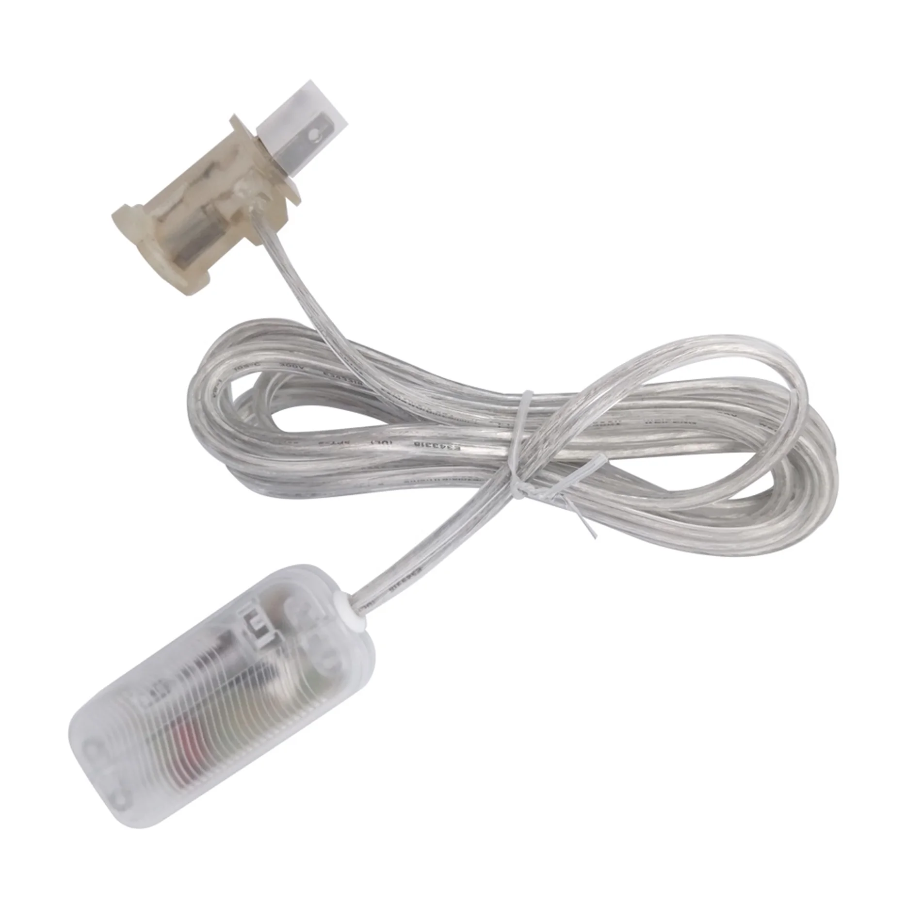 Full Range Slide Control Plug in table lamp Dimmer Switch for for Dimmable LED CFL Lights and Incandescent Bulbs