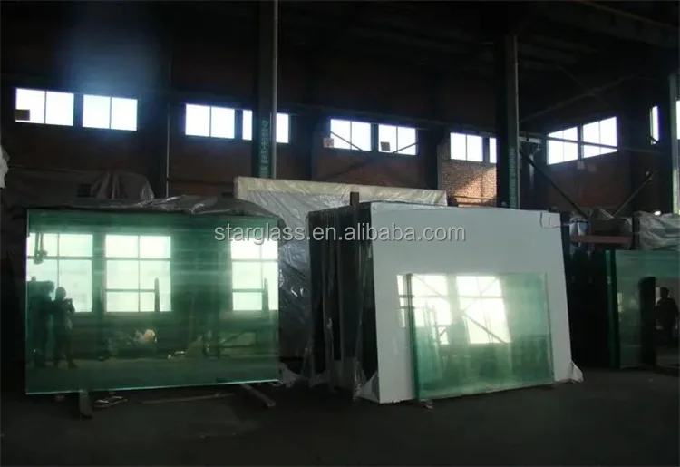 8mm 10 mm 12 mm thk tempered frameless ultra clear plain float shower bathroom glass for door