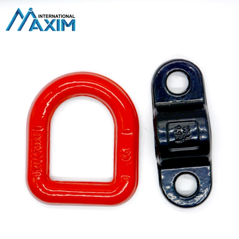 Grade 80  Chain Sling Welded D Shaped Tie Down Ring