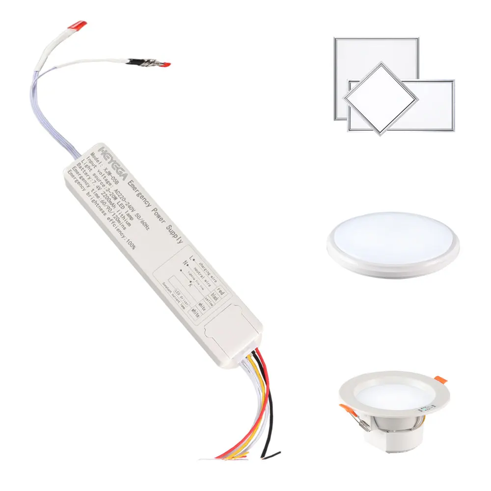 Newest LED  lighting emergency power supply 60-120mins for rechargeable emergency