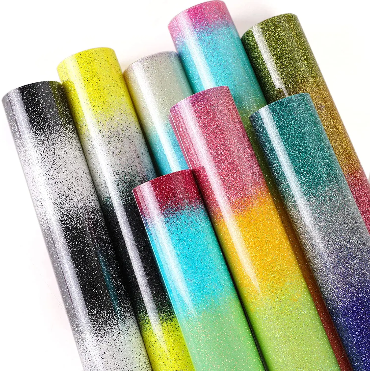 Accept Custom Order Shinny HTV Glitter Heat Transfer Vinyl Roll