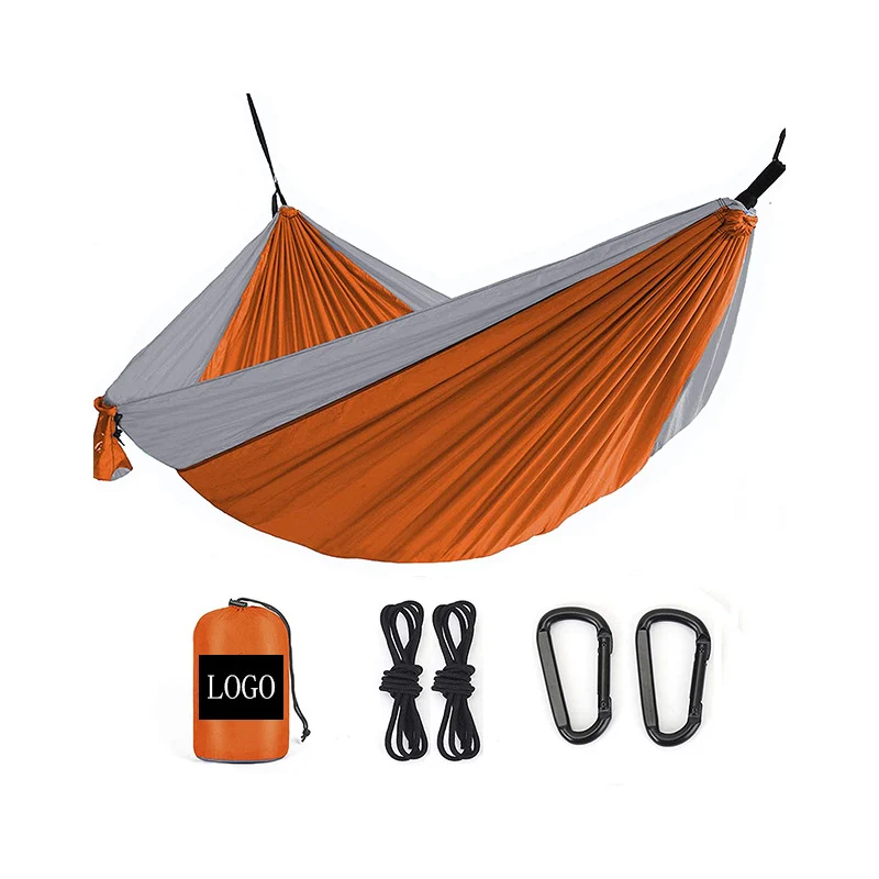 WINPOLAR 2021Custom Logo Super Large Relaxing Double Travel Nylon Parachute easy setup hammock