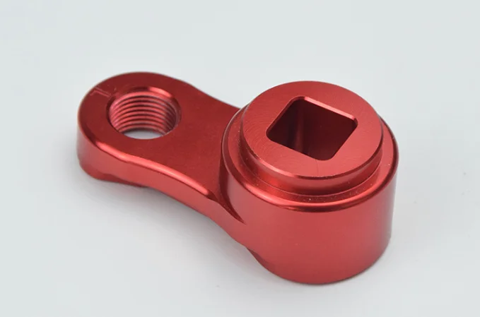 Cheap turning and milling CNC center anodized and sandblasted aluminum parts