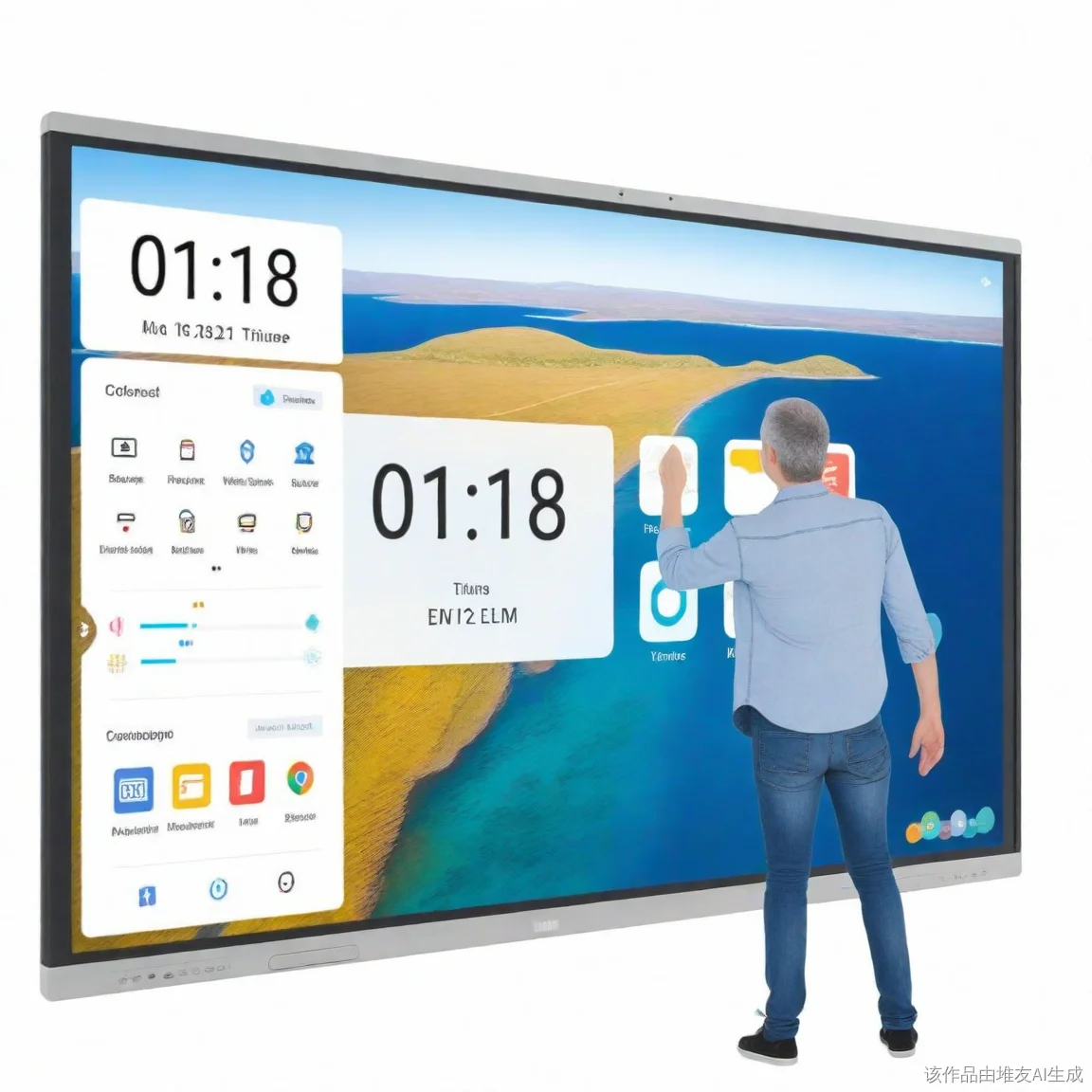 4k ЖК-дисплей смарт-борд интерактивная панель цифровая смарт-интерактивная доска для школы