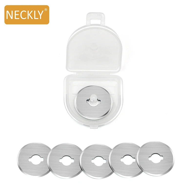 18*5*0.3mm smooth roller cutter blade knife cutting paper stationery round blade cut cloth rotary cutter blade