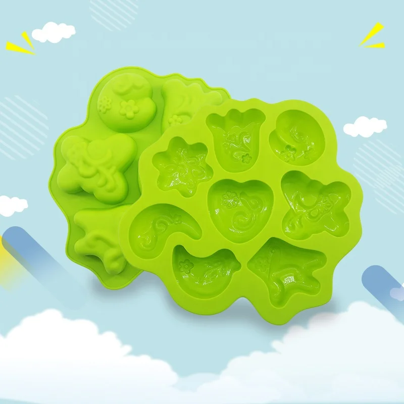 Amazon Hot Selling Muffin Making Cake 3D Silicone Cake Molds for Decorating