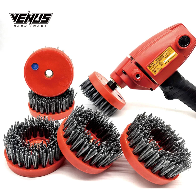 4 дюйма обработки поверхности камня круговой абразивной полировки кисти