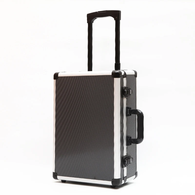 OEM Customized Size  With Wheels or Rolls Aluminium Trolley Case