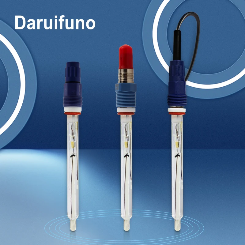 Hydrofluoric Acid Resistance Online Glass pH Sensor Electrode for Water