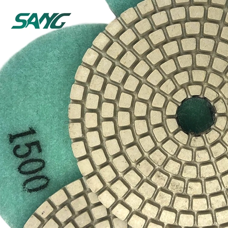 Honeycomb resin polishing pad dry abrasive tools for floor concrete Terrazzo stone granite marble tile