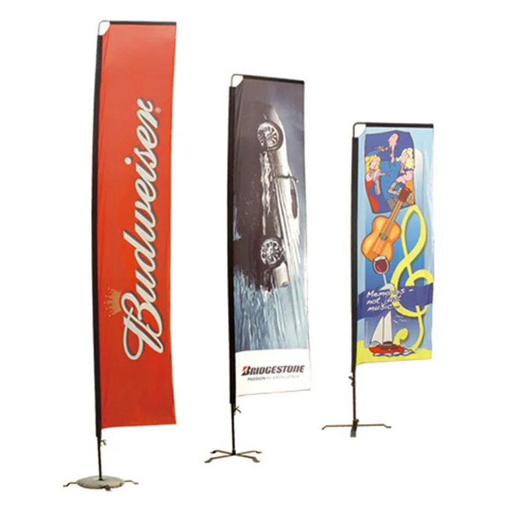 Multifunctional Outdoor Custom Logo Design printing Advertising Beach Flag Feather Flag Teardrop Banners Beach Flag