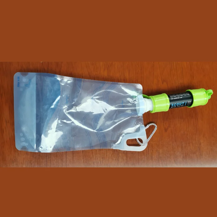 Water filter Outdoor survival kit Mini portable wild water purifier