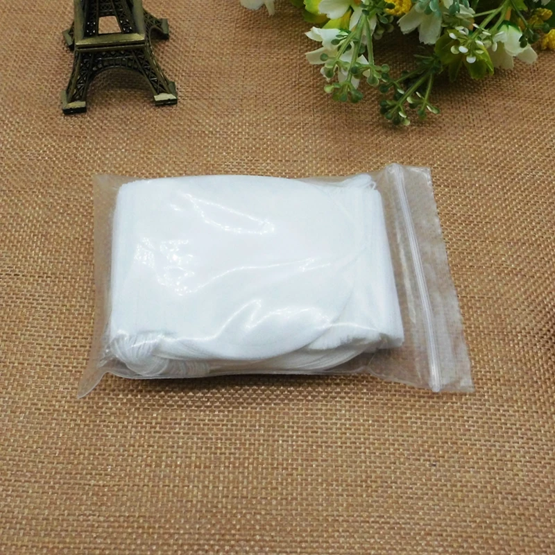 Heat Seal 75mm 3-10g Round Paper Tea Bag Filter Empty Paper Tea Bag With String