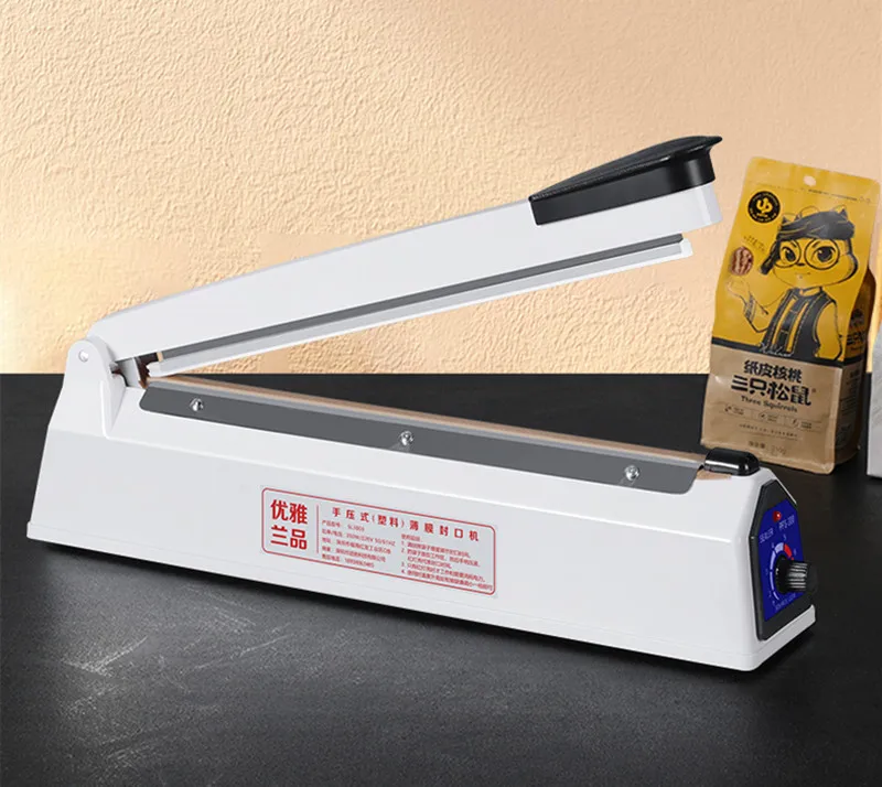 Hand plastic bags heat sealer tool copper aluminum foil impulse sealing machine film bags packing plastic bag sealing machine