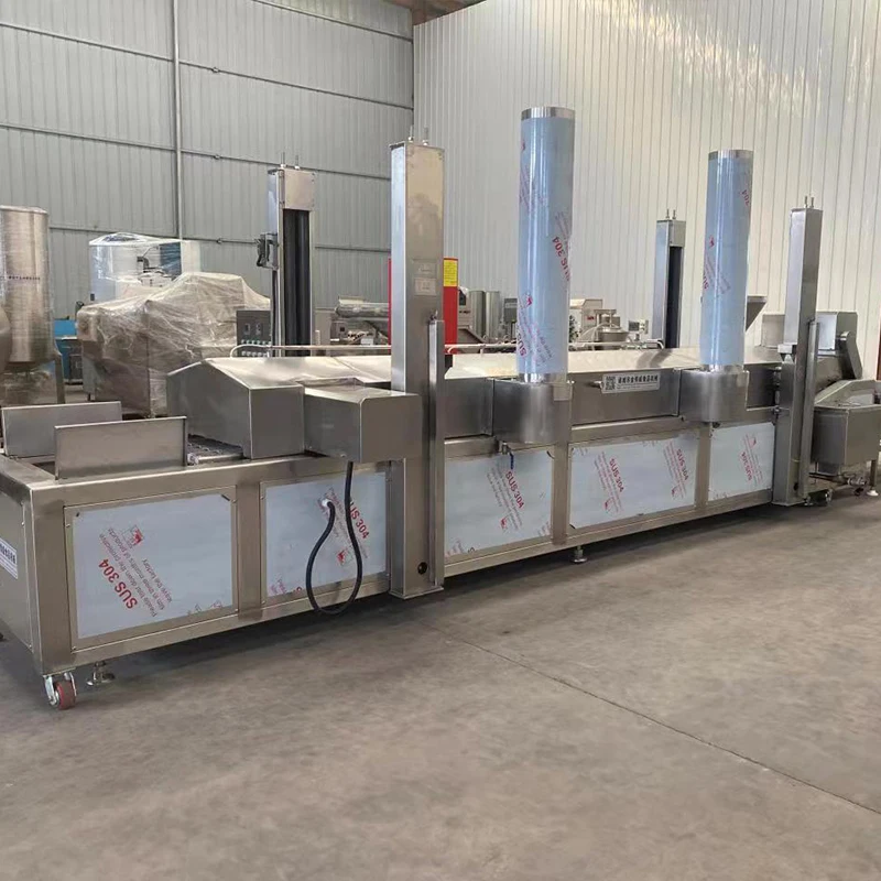 Large-scale Oil-Water Separation Frying Production Line  Potato Chips Frying Equipment