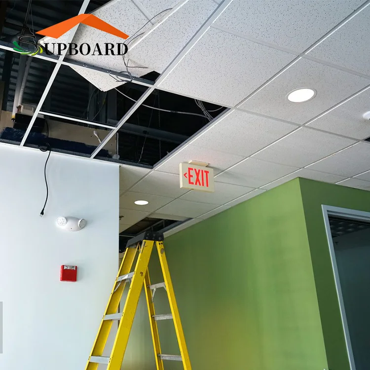 China Manufacture 600*1200MM Mineral Fiber Ceiling Tile For Interior Home Decor