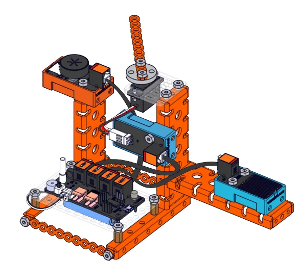 Mechanical STEM Block Building Training Programmable DIY  Arm Educational Robotics Kit AI Smart Home Inventor for Kids