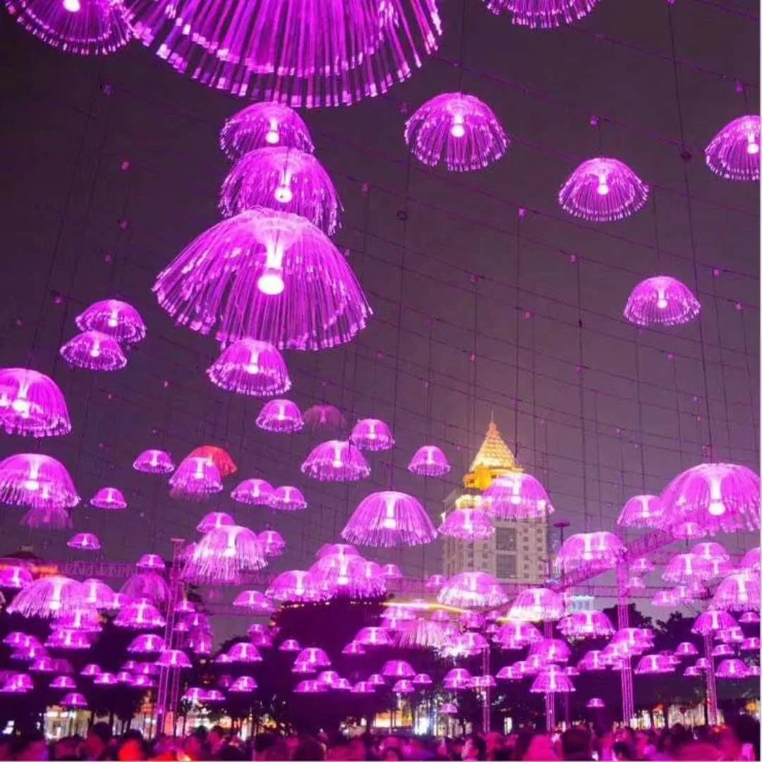 Energy saving bare 1.5mm PMMA plastic fiber for outdoor chandelier