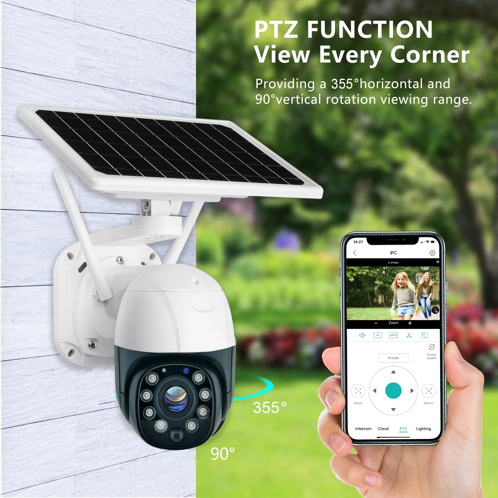 Wifi Wireless Solar Power Camera 4g 3g Sim Card Slot Cctv Security Ip Camera Outdoor Support 128 Memory Card