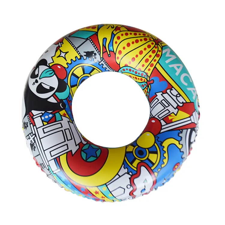 Customized Summer Tubes Water Sport Swimming Float PVC Swimming Tube Floating Pool Float Tube Water Ring for Adult Kids