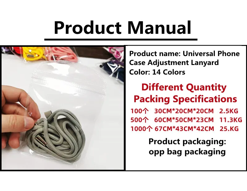 Factory Wholesale Mobile Phone Case Universal Lanyard With Patch Straps