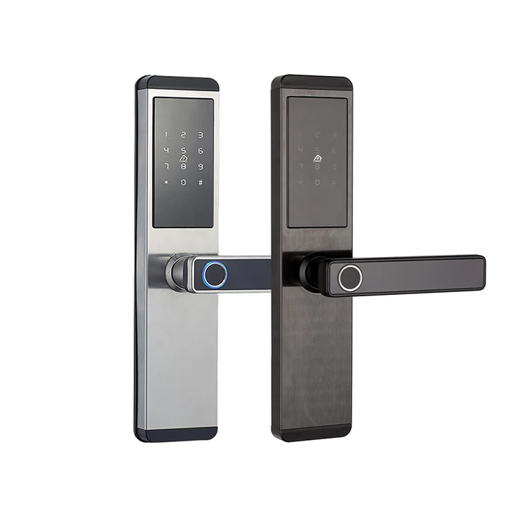 Water-repellent High Quality Passcode Keypad Intelligent Biometric Finger Print IC Card Smart Door Lock