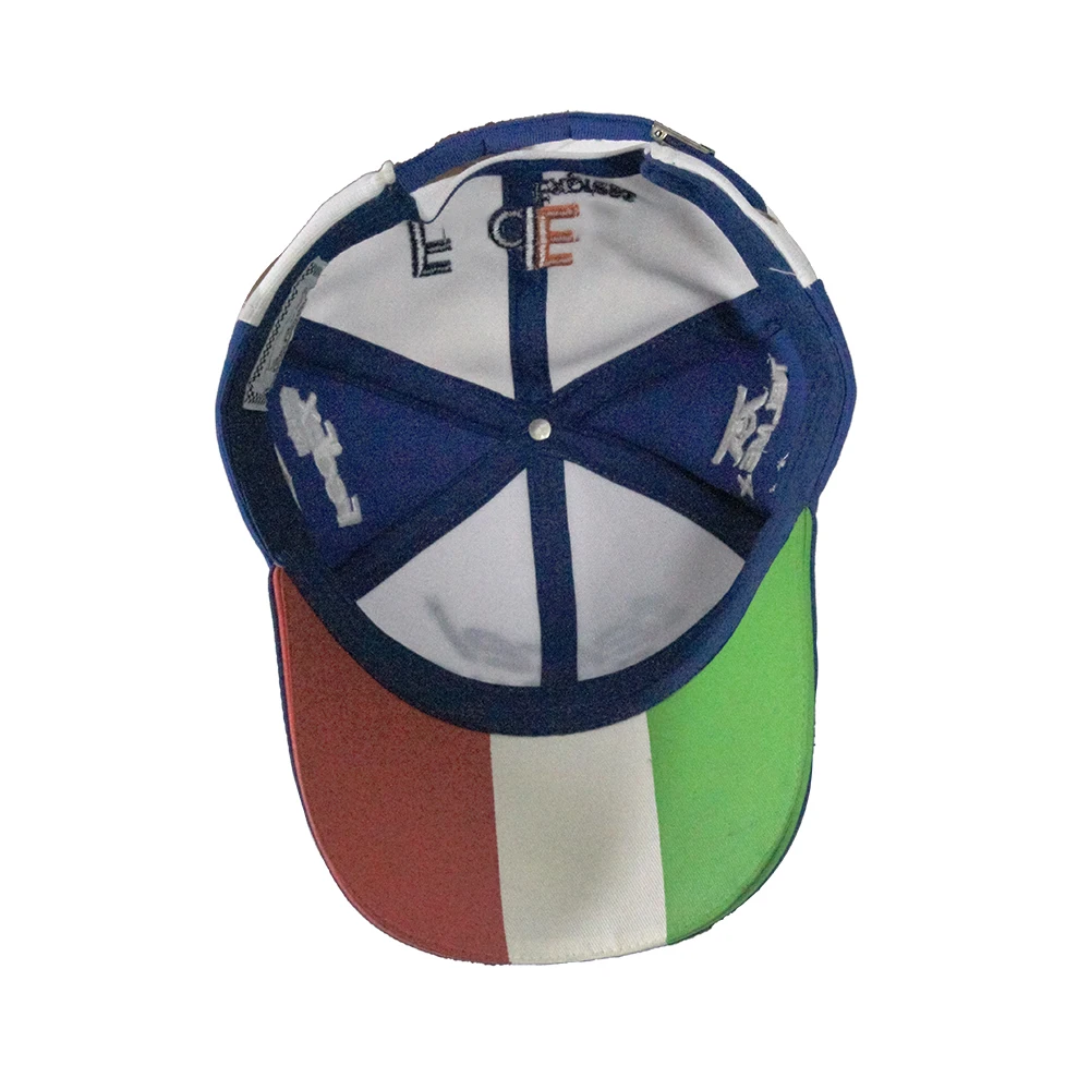 Wholesale 6 Panel Customized 3D Embroidery Logo Youth Male Sports Cap Baseball Hat Snapback