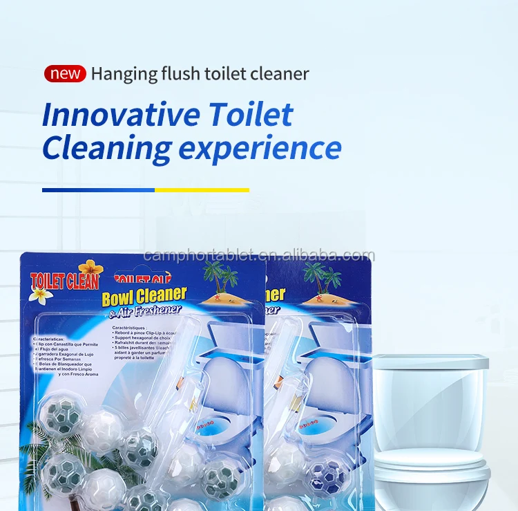 Manufacturer Wholesale WC Cleaner Block Toilet Cleaning Balls Hanging Toilet Rim Block Deodorizer Toilet