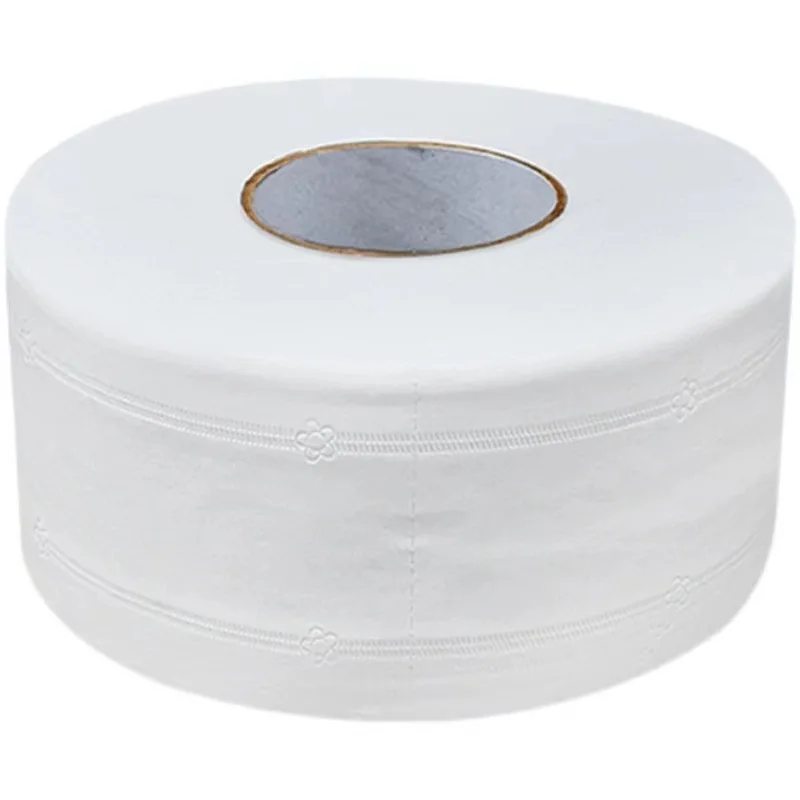 Низкий минимальный заказ коммерческий рулон туалетной бумаги белая салфетка для ванной большой