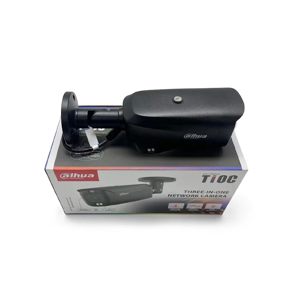 Dahua 4MP Full-color Active Deterrence Fixed-focal Bullet WizSense Network Camera dahua IPC-HFW3449T1-AS-PV