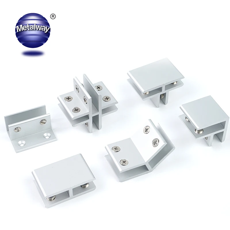 Combination Connecting For 6-12mm Glass Fitting Type Right Angle Fixed Glass Clamp Mirror Clip Shelf Holder Showcase