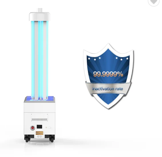 Professional Medical Devices Disinfecting Robot 6-inch Screen Remote Intelligent Control UVC For HospitalSterilization Equipmen