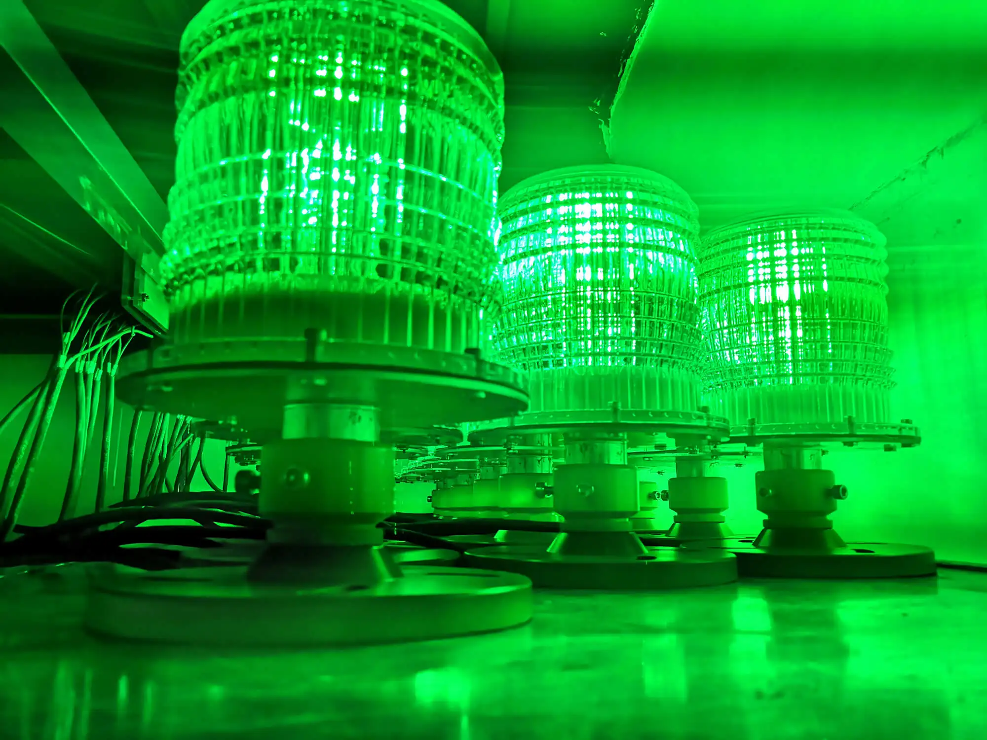 LED Heliport Lights Raised Green Steady-burning Omnidirectional ICAO Touchdown and Lift-off Area Perimeter Lighting