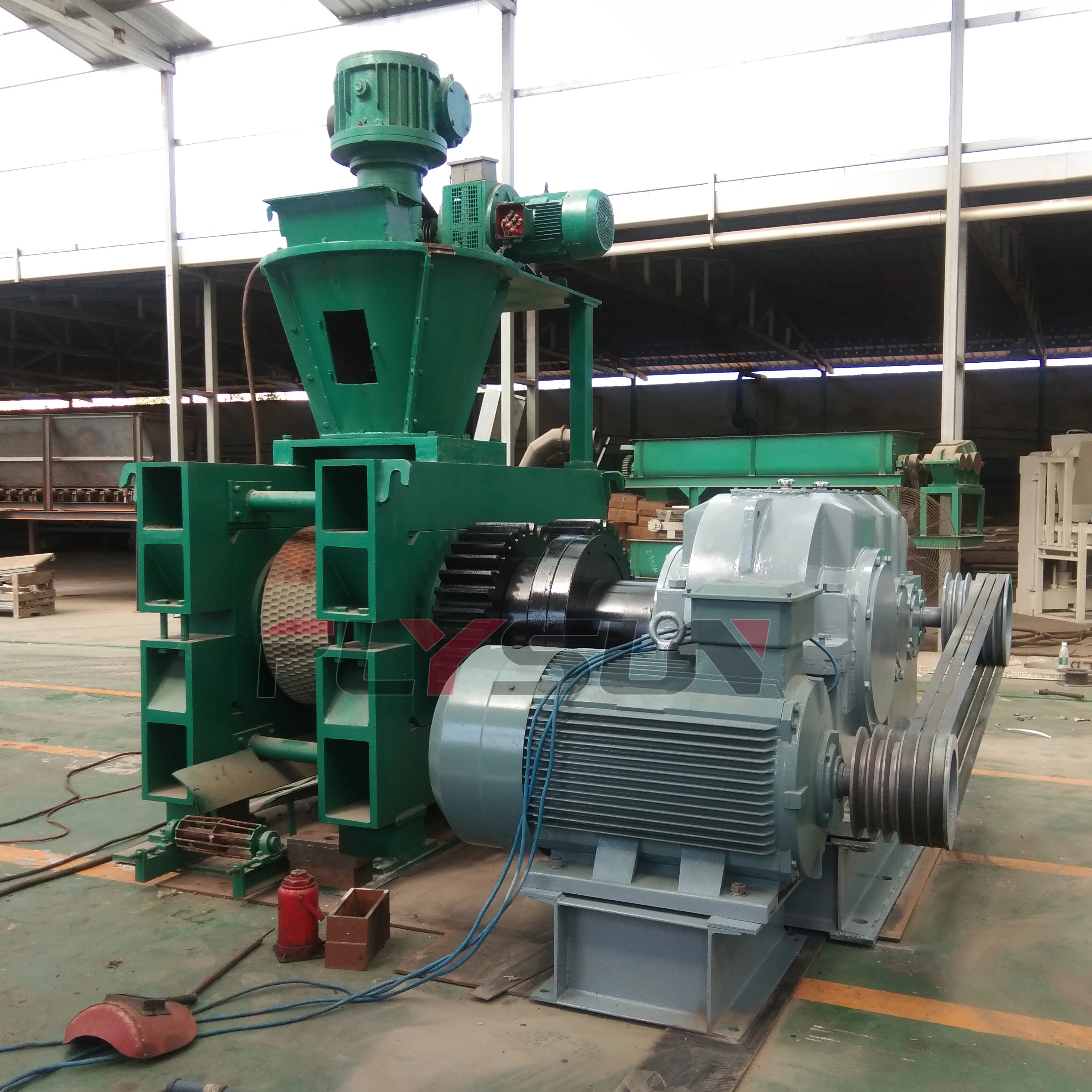 Professional Industrial Ball Briquette Press Equipment Sulfur Powder Coke Powder Board Frame Mud Ball Pressing Machine