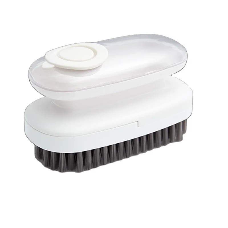 Household Cleaning Palm Brush Washing Brush with Soap Dispenser Kitchen  Bathroom Cleaning Tools Multi-purpose Cleaning Tablet
