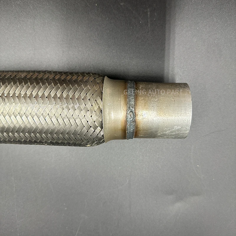 GELING HIGH quality Auto parts Stainless Steel Flex flexible Pipe for isuzu 700p npr nqr elf frr truck