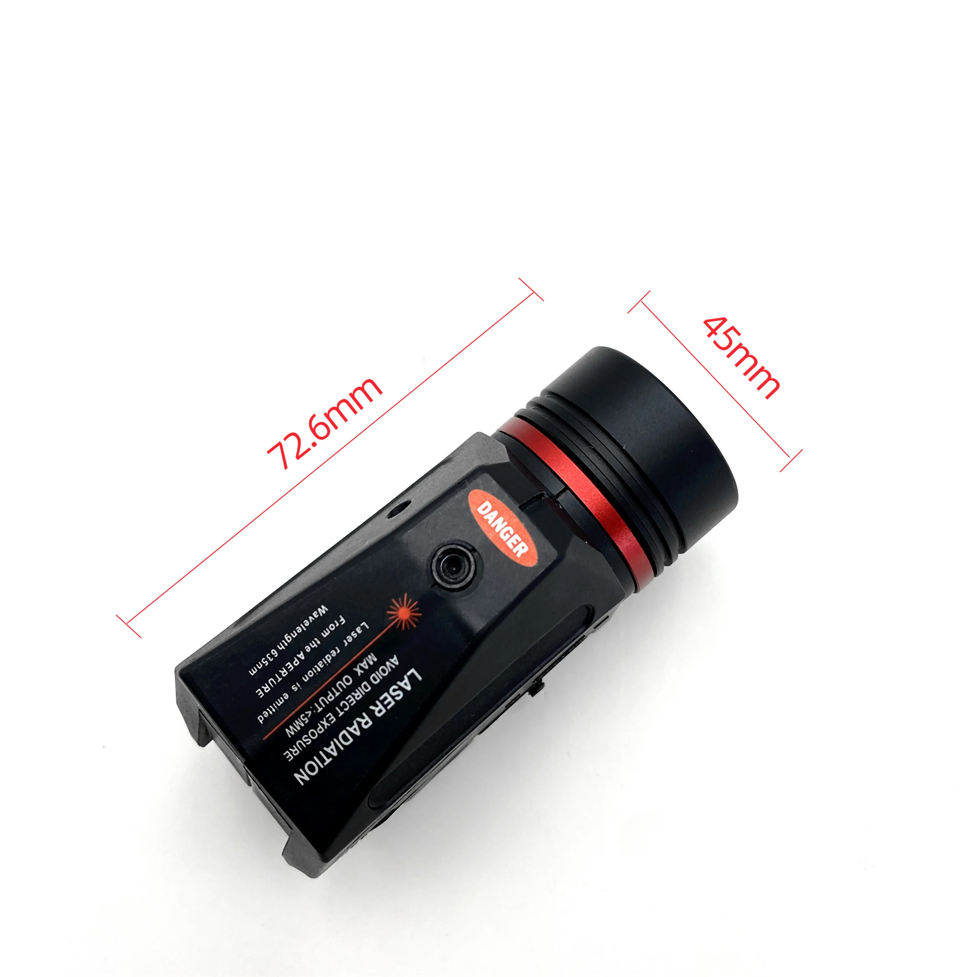Outdoor Hunting Accessories Combination Tactical Flashlight 150 Iumens Hanging Red Laser LED Flashlight Two-in-one Scope