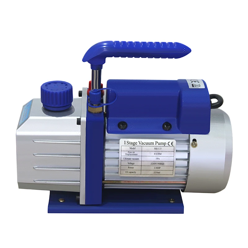 China Product 1.5L HAVC RS-1.5 One Stage 3.5cfm 110V Small Air Suction Pump