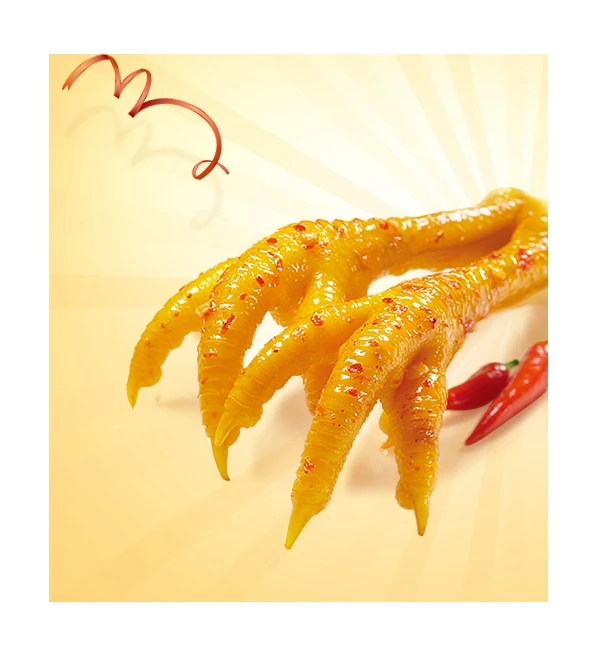 
Various good quality delicious salted chicken feet chinese snack meat 
