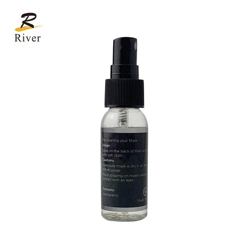 Wholesale 30ml Anti Fog Pet Bottle Glasses Lens Cleaner Spray Liquid With Label